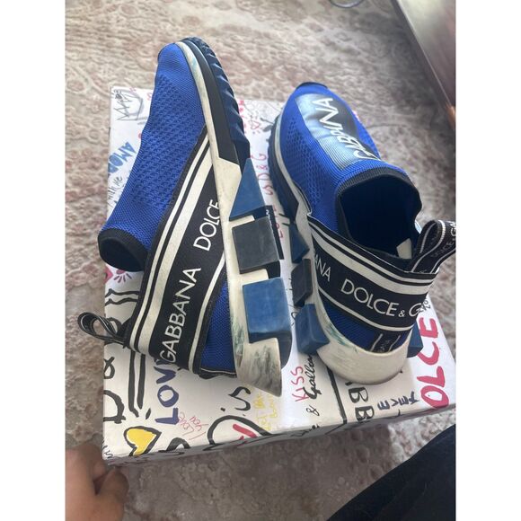 Dolce & Gabbana Men’s Blue Slip-On Sneakers main image 4